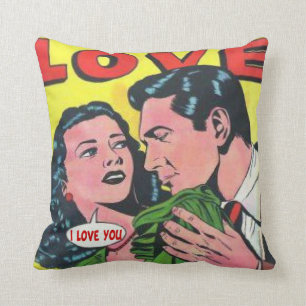 retro,comic cushion