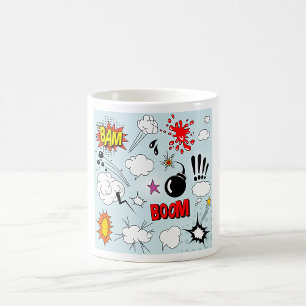 Retro Comic Explosion Pop Art Coffee Mug