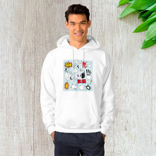 Retro Comic Explosion Pop Art Hoodie