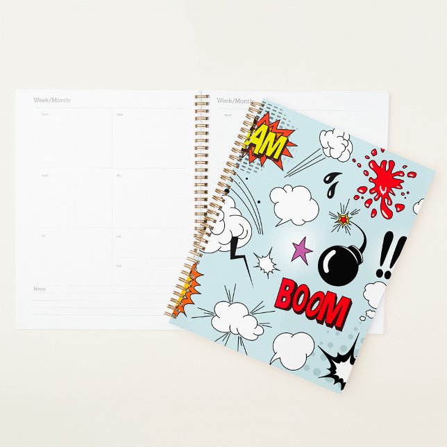 Retro Comic Explosion Pop Art Planner (Creator Uploaded)