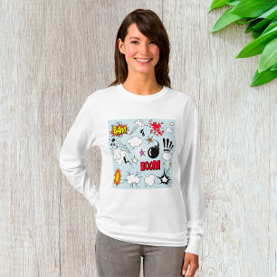 Retro Comic Explosion Pop Art T-Shirt