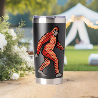 Retro Comic Forest Creature Pop Art Panel Insulated Tumbler