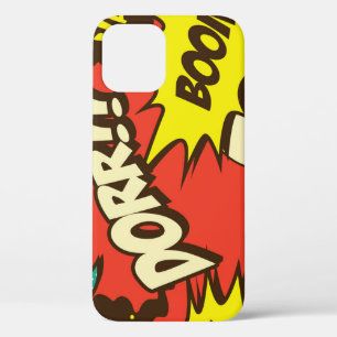 Retro Comic Shout: Seamless Pattern. iPhone 12 Case