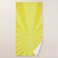retro comic yellow background raster gradient half