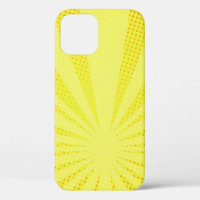 retro comic yellow background raster gradient half