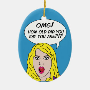 RETRO COMICS custom ornament