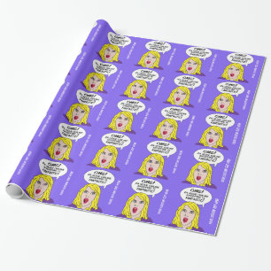 RETRO COMICS custom wrapping paper