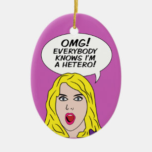 RETRO COMICS ornament