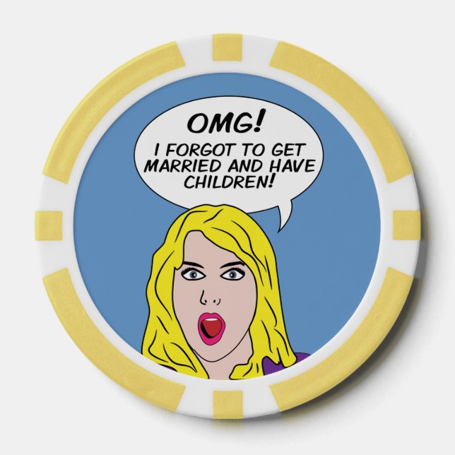 RETRO COMICS poker chips (Front)