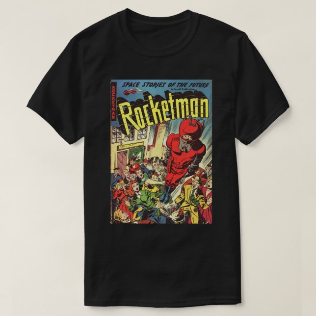 Retro comics - Rocketman T-Shirt (Design Front)