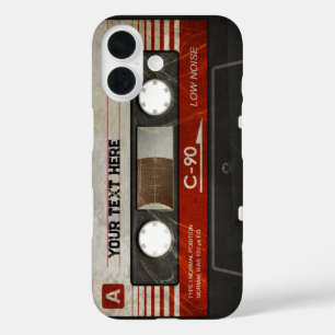 Retro Compact Audio Cassette   DJ Best Gifts iPhone 16 Case