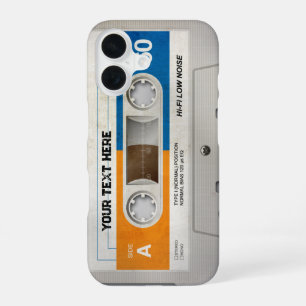 Retro Compact Audio Cassette   DJ Best Gifts iPhone 16 Case