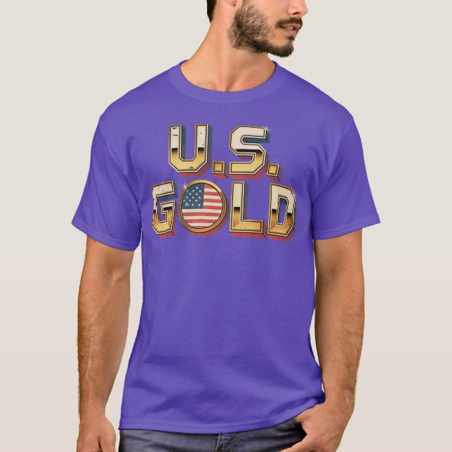 Retro Computer Games - US Gold T-Shirt (Front)