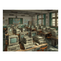 Retro Computer Lab in Digital Decay