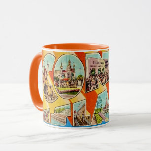 Retro Coney Island NY Postcard Mug
