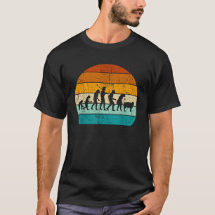 Retro Conspiracy Theorist Human Evolution Wake up  T-Shirt