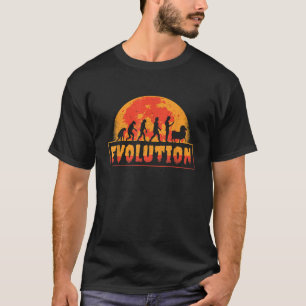 Retro Conspiracy Theorist Human Evolution Wake Up T-Shirt