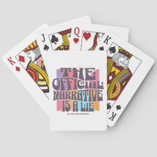 Retro Conspiracy Theory Playing Cards