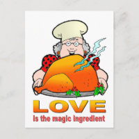 Retro Cooking Design.Love Is The Magic Ingredient.