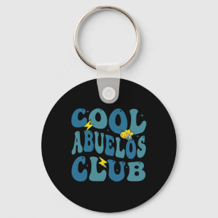 Retro Cool Abuelos Club Fathers Day New Grandpa  Key Ring