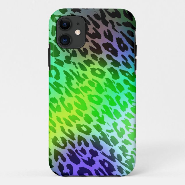 Retro cool animal print skin of leopard Case-Mate iPhone case (Back)