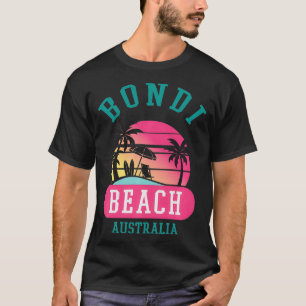 Retro Cool Bondi Beach Original Australia Beaches T-Shirt