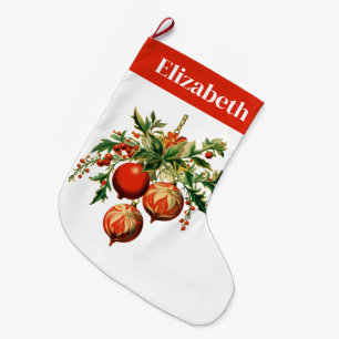 Retro Cool Christmas Tree Decorations Large Christmas Stocking