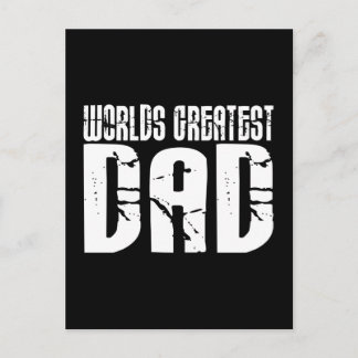 Retro Cool Dads : World's Greatest Dad Postcard