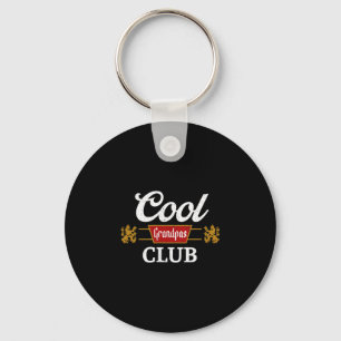 Retro Cool Grandpas Club Family Matching Father's Key Ring