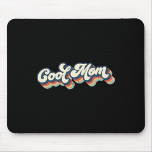 Retro Cool Moms Club Mum Life Funny Mothers Day  Mouse Pad