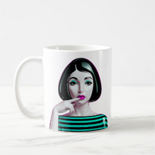 Retro Cool Muse Coffee Mug