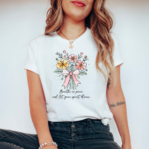 Retro Coquette Floral with Quote T-Shirt