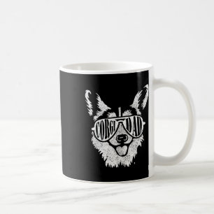 Retro Corgi Dad Gift Dog Owner Pet Welsh Corgi Fat Coffee Mug
