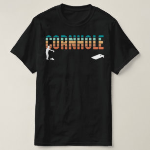 Retro Cornhole Funny Party Game T-Shirt