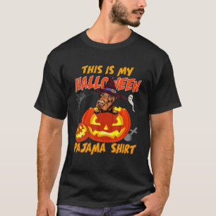 Retro Costume Doberman This Is My Halloween Pajama T-Shirt