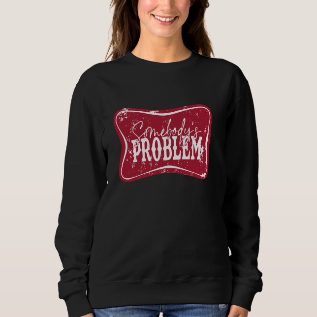 Retro Country Outlaw Music, Western Country Music Sweatshirt (Front)