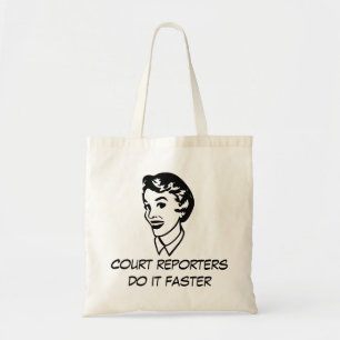 Retro Court Reporting Tote