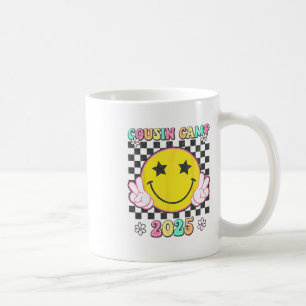 Retro Cousin Camp 2025 Family Vacation Summer Camp Coffee Mug