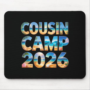 Retro cousin camp 2026 crew vacation trip holiday mouse pad