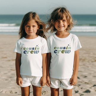 Retro Cousin Crew | Matching Kids Baby T-Shirt