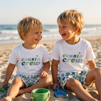 Retro Cousin Crew | Matching Kids Baby T-Shirt
