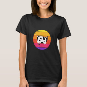 Retro Cow Cow Farm Life Ranch T-Shirt