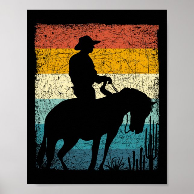 Retro Cowboy  Poster (Front)