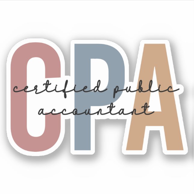 Retro CPA Certified Public Accountant (Front)