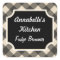 Retro Cream Black Kitchen Stickers