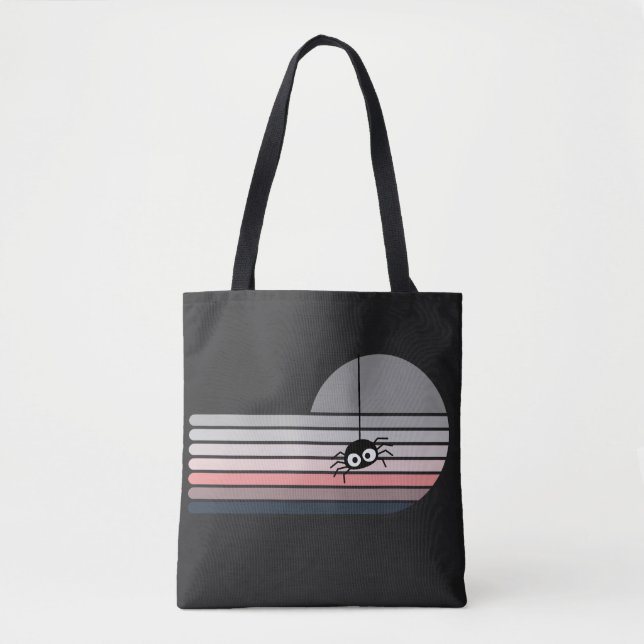 Retro Creepy Tote Bag (Front)