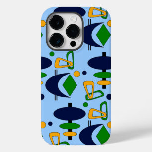 Retro Crescent Totem Shapes Case-Mate iPhone 14 Pro Case
