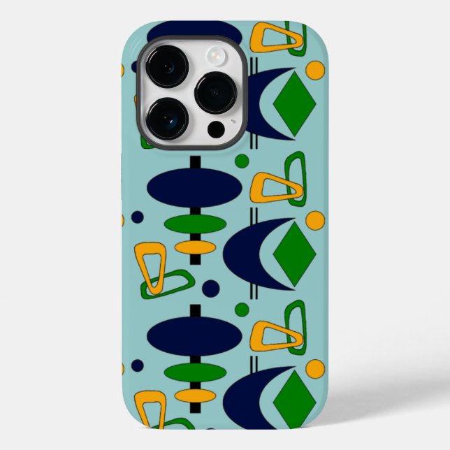 Retro Crescent Totem Shapes Case-Mate iPhone Case (Back)