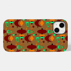 Retro Crescent Totem Shapes Case-Mate iPhone 14 Plus Case