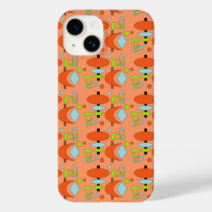 Retro Crescent Totem Shapes Case-Mate iPhone 14 Case